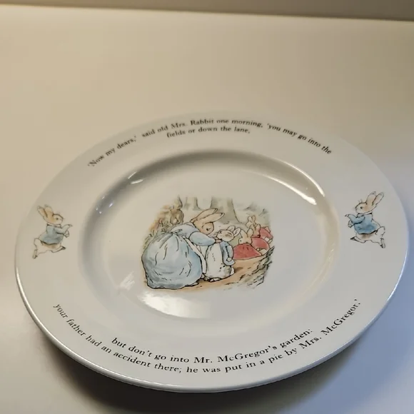 Peter Rabbit Ceramic Plate - Picture 1 of 8